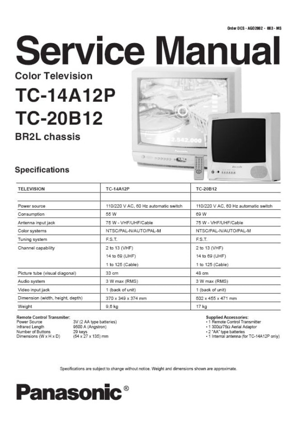 TC-14A12P, TC-20B12